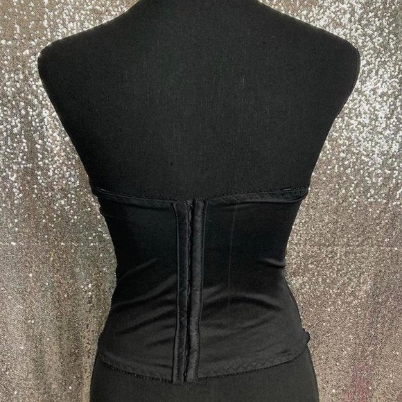 ❌SOLD❌ Etam black lace unlined corset size 36B - Picture 3 of 4